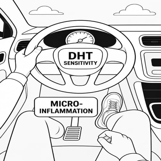 DHT sensitivity and hair loss